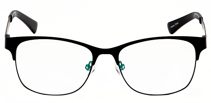 Rexburg: Rectangle eyeglasses in Blue - front view