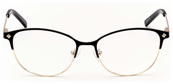 Belfast : - front view eyeglasses in Black - front view