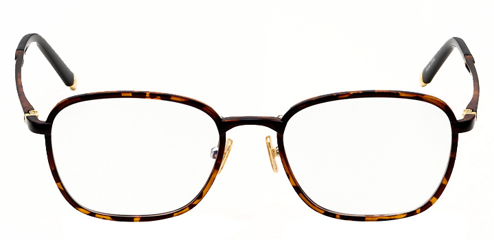 Fort Benton: Rectangle eyeglasses in Red - front view