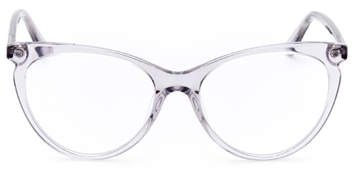 pau: women's cat eye eyeglasses in gray - front view