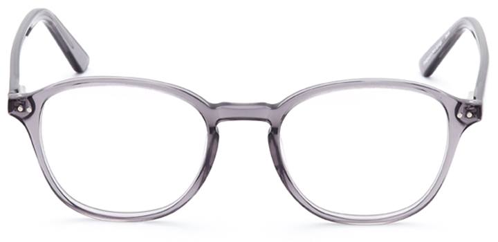 knighton: round eyeglasses in gray - front view