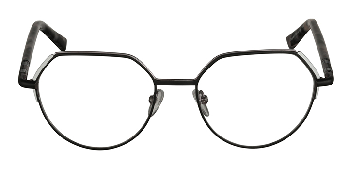 Kendall: eyeglasses in Black- front view