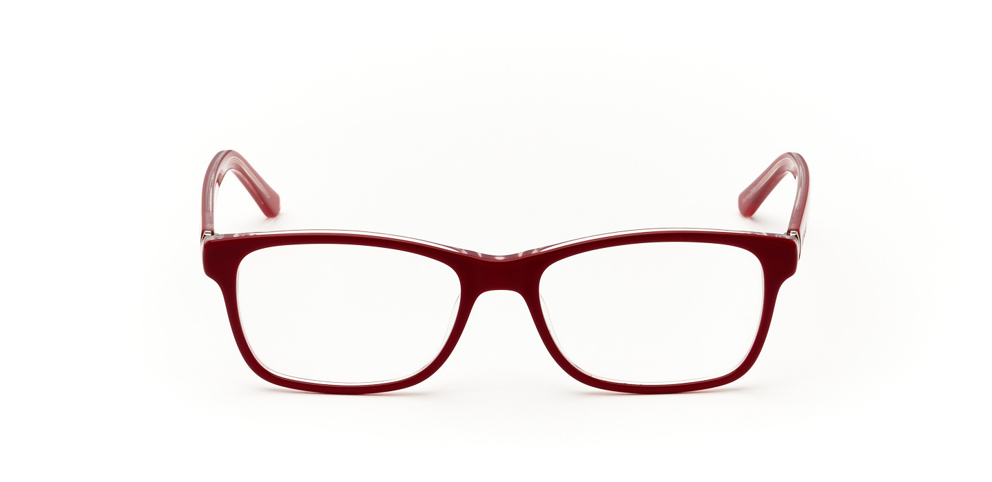 Johnson Bay Square Eyeglasses in Red Stanton Optical