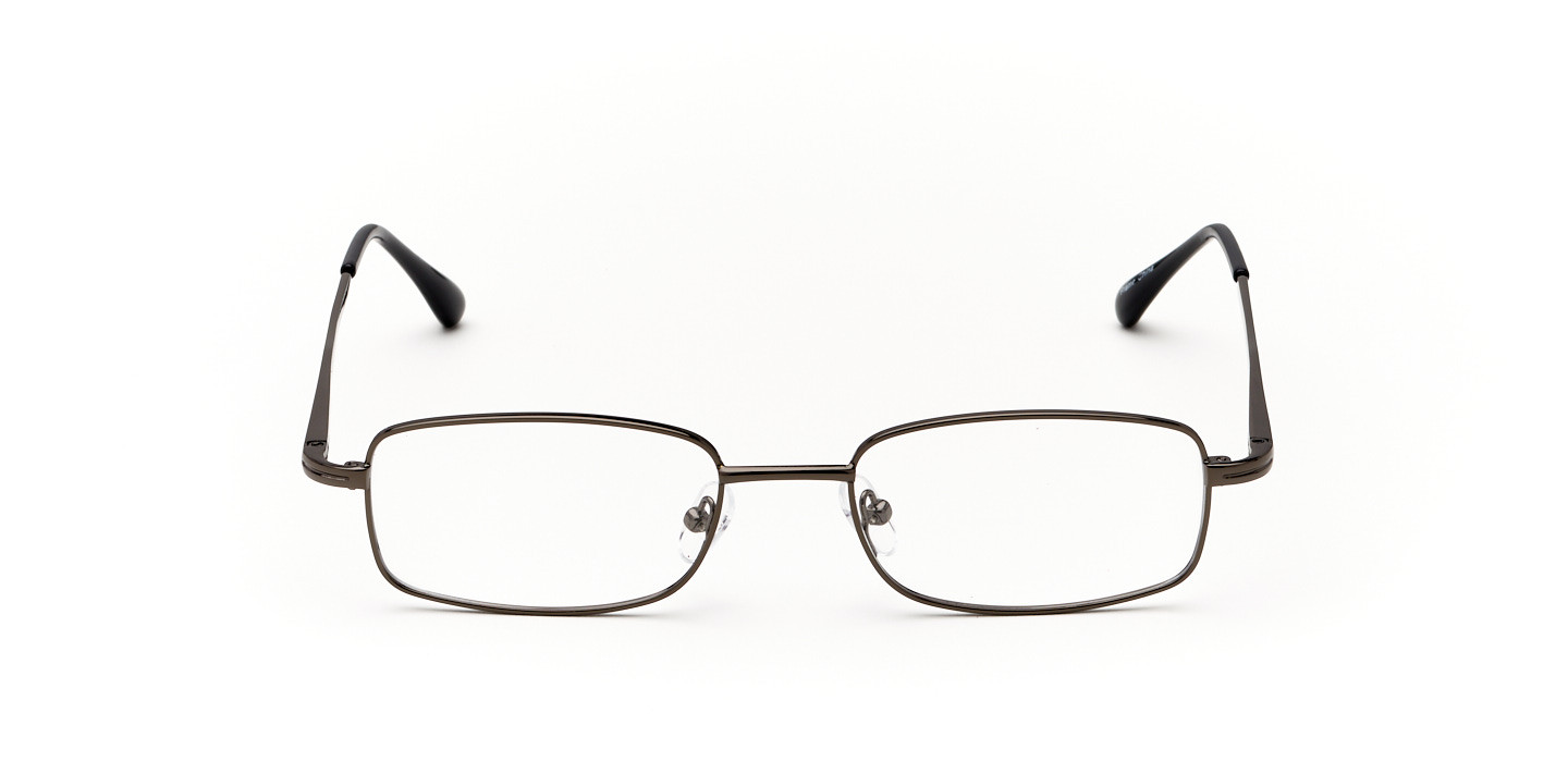 Weston Rectangle Eyeglasses in Gray Stanton Optical