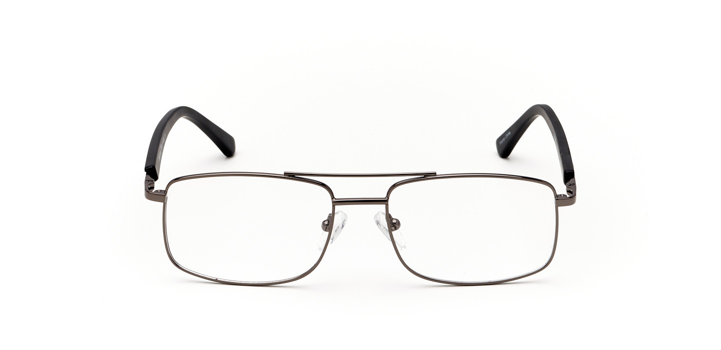 Midland Rectangle Eyeglasses in Gray Stanton Optical