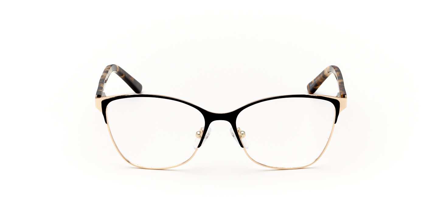 Newquay Rectangle Eyeglasses in Black Stanton Optical