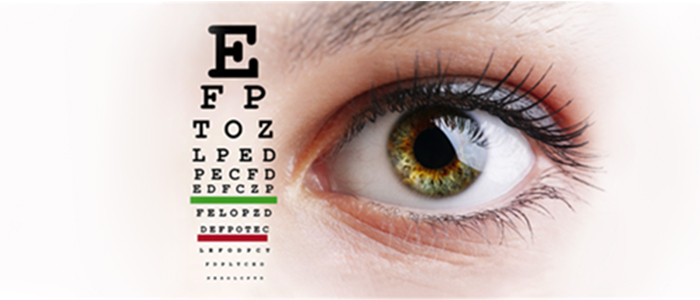 real snellen eye chart color