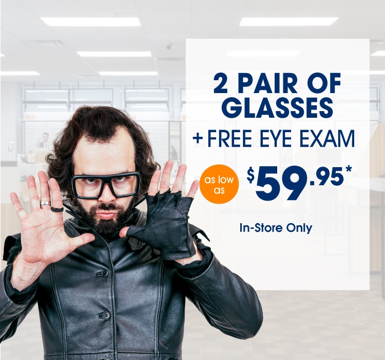 cheapest place for eye exam and glasses