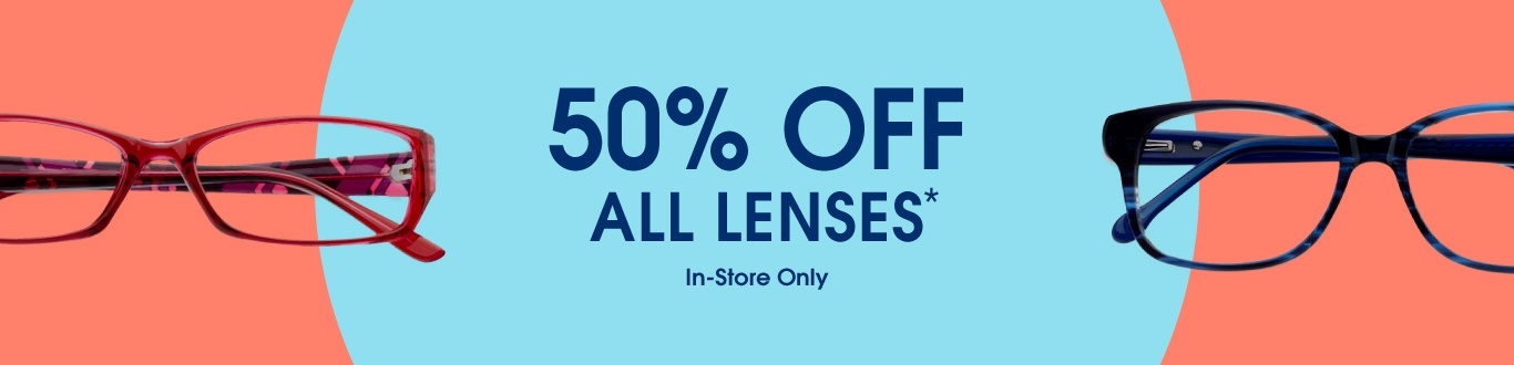 50% off all lenses