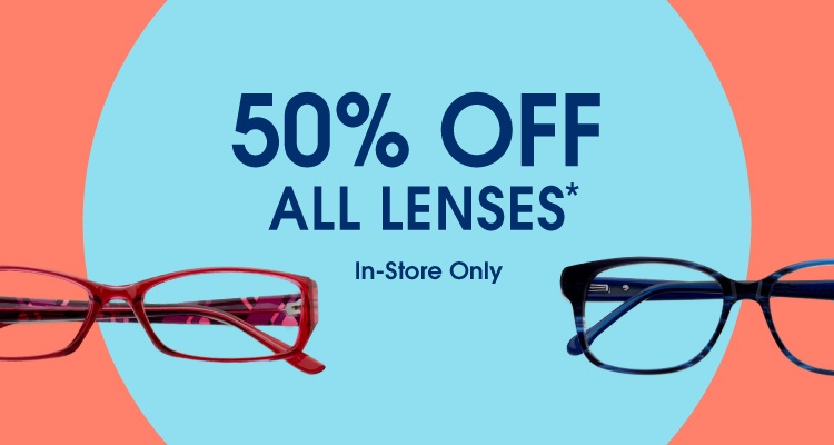 Deals on glasses store and lenses