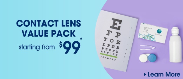 Contact lenses value pack