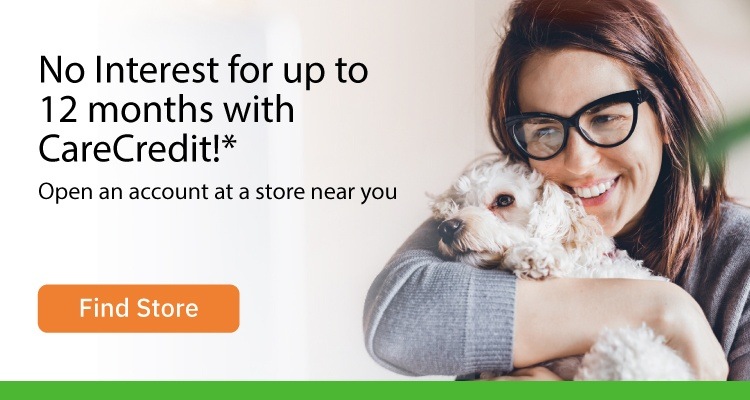 No interest for up to 12 months with CareCredit